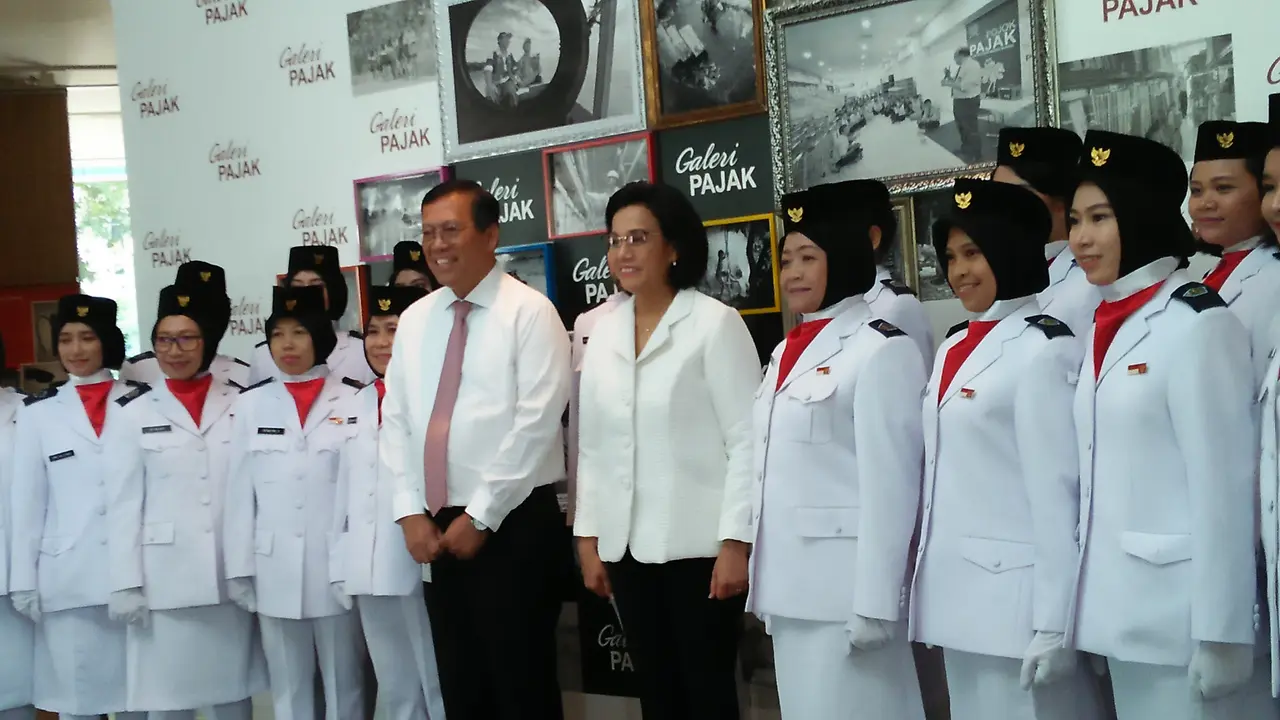 Menteri Keuangan Sri Mulyani Indrawati pada Peringatan Hari Pajak 2019