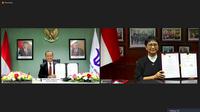 Menlu Retno LP Marsudi dengan Menteri Investasi Bahlil Lahadalia pada hari Selasa, 31 Agustus 2021. Dok: Kementerian Luar Negeri