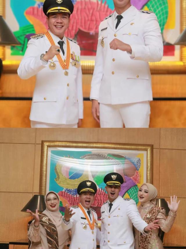 Potret Ali Syakieb Pakai Seragam PDU saat Pelantikan. (instagram: alisyakieb)