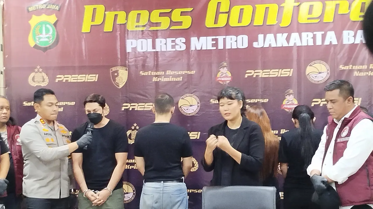 Polisi sebut Andrew Andika pesta narkoba usai nonton konser. (Ady Anugrahadi).