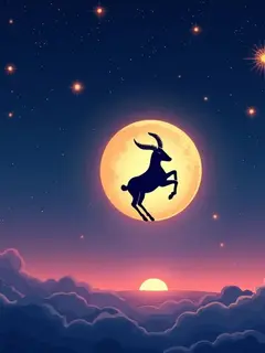 logo ramalan zodiak capricorn (sumber: AI generated)