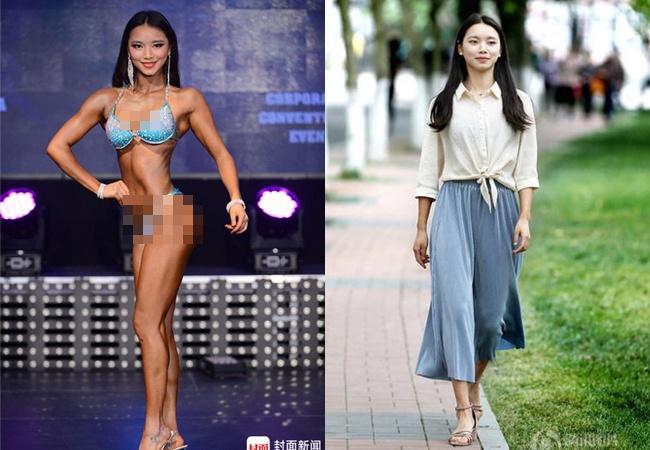 Perbedaan Xu Mengli saat memakai baju dan tidak | Copyright by shanghaiist.com