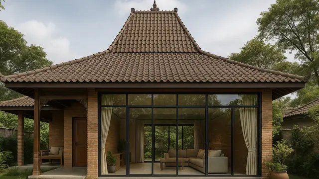 7 Model Rumah Joglo Modern Klasik 1 Lantai, Perpaduan Tradisi dan Kenyamanan Masa Kini