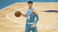 Guard Charlotte Hornets, LaMelo Ball. (AP/Jacob Kupferman).