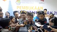 Menristekdikti M Nasir Membuka kegiatan ilmiah Hakteknas 2019