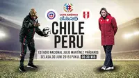 Chile vs Peru (Liputan6.com/Sangaji)