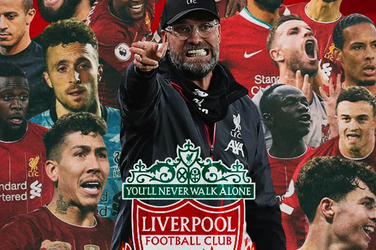 Liverpool - Ilustrasi Jurgen Klopp dan Pemain