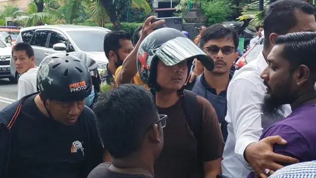 Penganiaya sekaligus pengintimidasi jurnalis di Medan