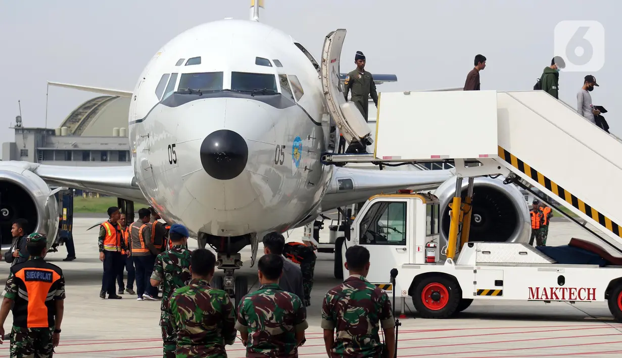 <p>Pemulangan Warga Negara Indonesia (WNI) akibat konflik militer yang terjadi di Sudan.&nbsp;(Liputan6.com/Helmi Fithriansyah)</p>