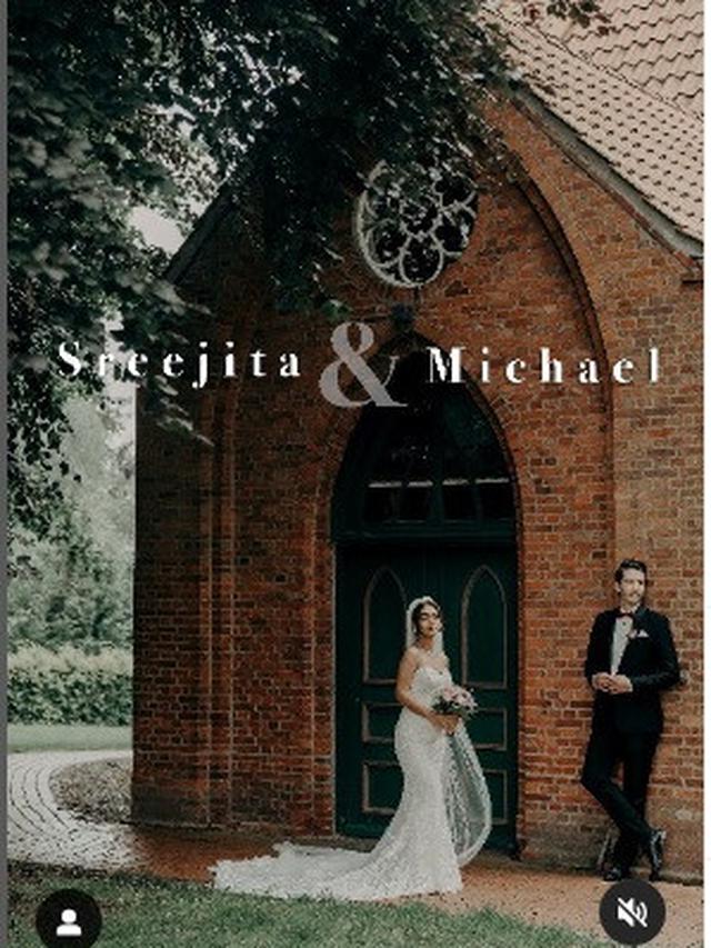 Bintang Uttaran Sreejita De sudah resmi menikah dengan pria Jerman, MIchael Blohm Pape (Photo shot by @raabta.studios, taken from @sreejita_de via Instagram)