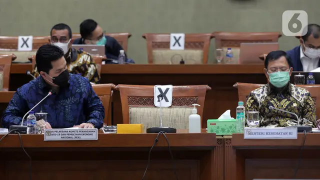 FOTO: Menkes dan Komite Penanganan COVID-19 Bahas Vaksin Bersama Komisi IX