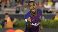 2. Malcom (Barcelona) - Transfer pemain asal Brasil ini ke Barcelona cukup menghebohkan. Karena sebelumnya AS Roma sudah lebih dulu mengumumkan bahwa telah mencapai kesepakatan dengan Malcom. (AP/Mark J. Terrill)