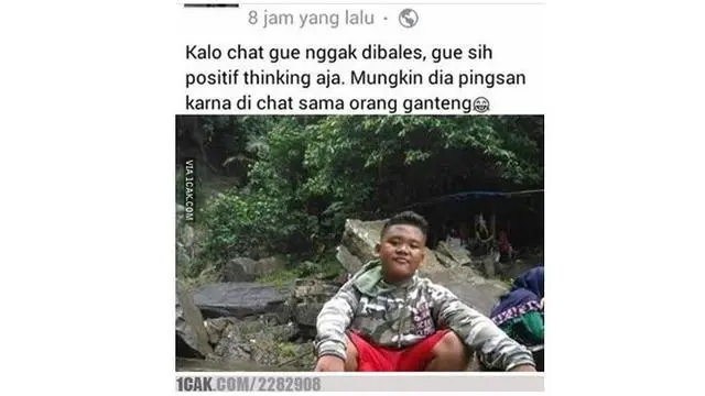 Status Facebook 6 Remaja Cowok Ini Kelewat Narsis, Sok Ganteng
