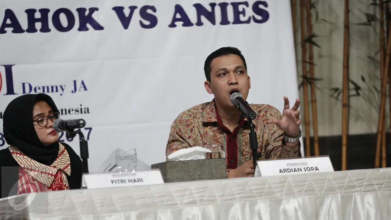 Survei LSI Tentang Elektabilitas Kandidat di Pilkada DKI Jakarta 2017