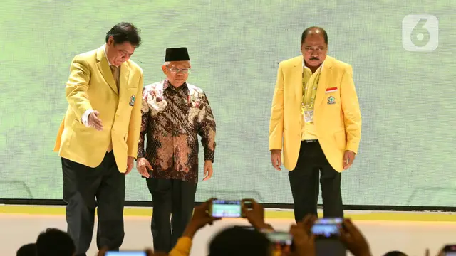 Wapres Ma'ruf Amin Tutup Munas Partai Golkar