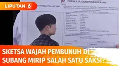 Sketsa wajah pelaku pembunuhan ibu dan anak di Subang yang dirilis oleh Polda Jabar menimbulkan kontroversi. Hal ini lantaran sketsa tersebut dituding mirip salah satu saksi.