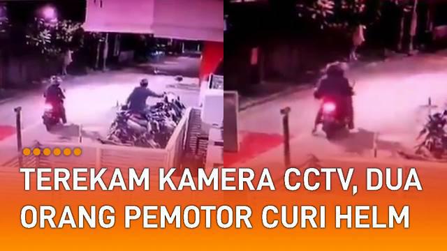 Pencurian helm kembali terjadi di sebuah tempat. Lebih tepatnya di daerah Mampang Prapatan, Jakarta.