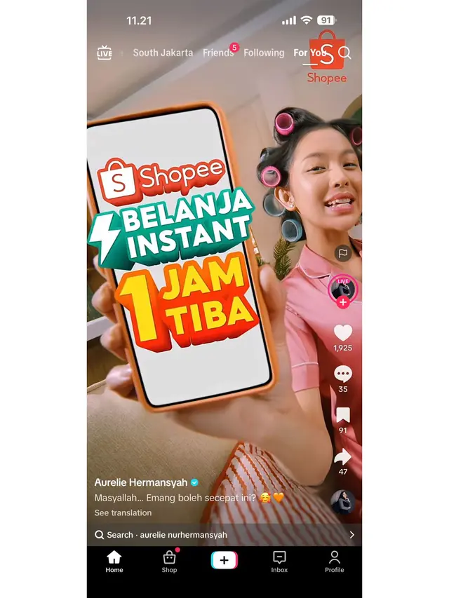 Belanja Sat Set Makin jadi Andalan, Iklan Terbaru Shopee Belanja Instant 1 Jam Tiba Ramai Dibahas Warganet