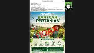 Cek Fakta: Hoaks Tautan Pendaftaran Bantuan Alat Pertanian 2026
