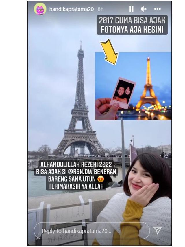 6 Potret Bahagia Rosiana Dewi Pamer Baby Bump di Paris, Banjir Pujian