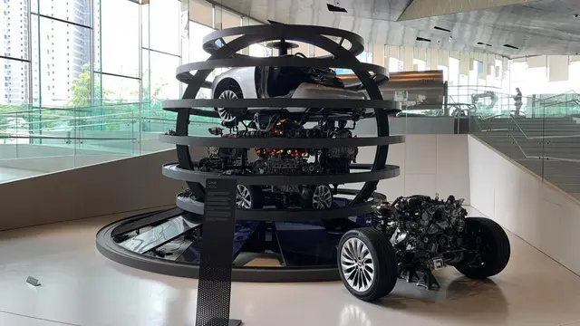Hyundai Motorstudio Goyang merupakan fasilitas terbesar dan terlengkap dalam menampilkan perjalanan Hyundai untuk menghadirkan masa depan yang lebih berkelanjutan. (Gideon/Liputan6.com)
