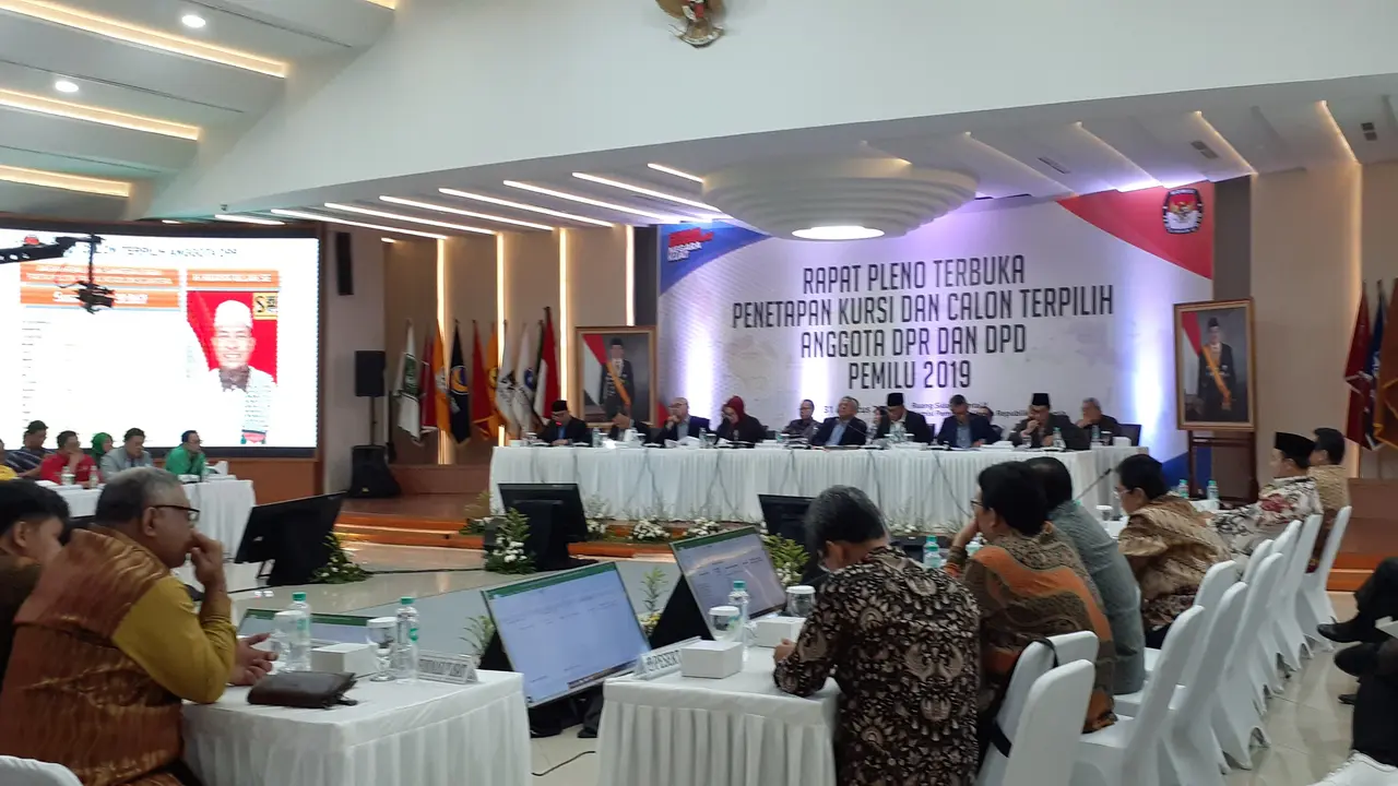 KPU Tetapkan Perolehan Suara Sah Nasional Partai Politik Peserta Pemilu 2019
