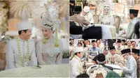 6 Potret Akad Nikah Pembalap Rio Haryanto dan Athina, Sandiaga Uno Jadi Saksi