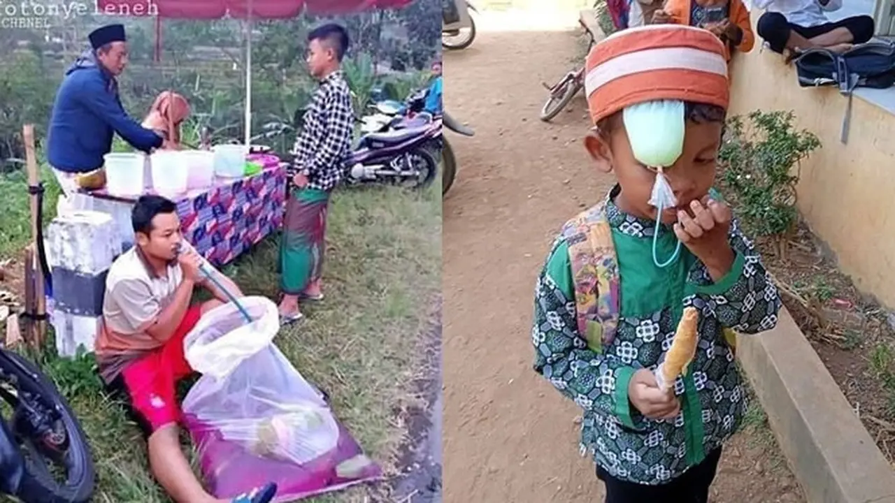 6 Kelakuan Kreatif Minum Es di Plastik Ini Bikin Ngakak