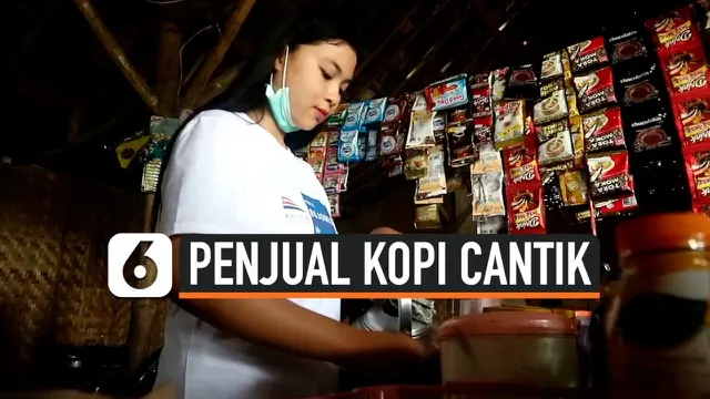 VIDEO: Viral Penjual Kopi Cantik d Bojonegoro