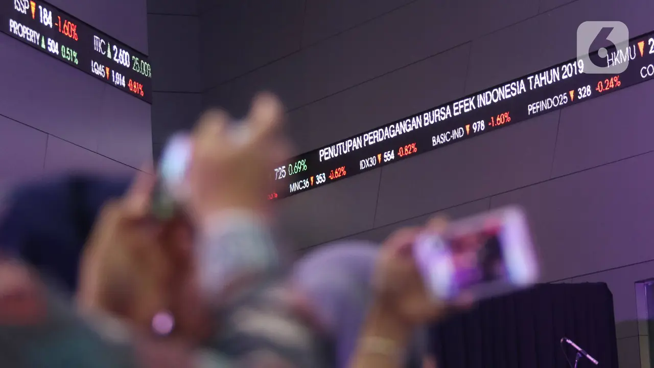 Akhir 2019, IHSG Ditutup Melemah