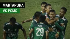 Berita video highlights babak 8 Besar Liga 2 2017, Martapura FC vs PSMS Medan, dengan skor 1-2. (Video: TvOne)