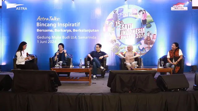 Pembicara Bincang Inspiratif 15th SATU Indonesia Awards 2024, Sabtu (1/6/2024). (Foto: Astra)