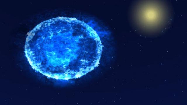 Bintang berbentuk telur (upr.org)