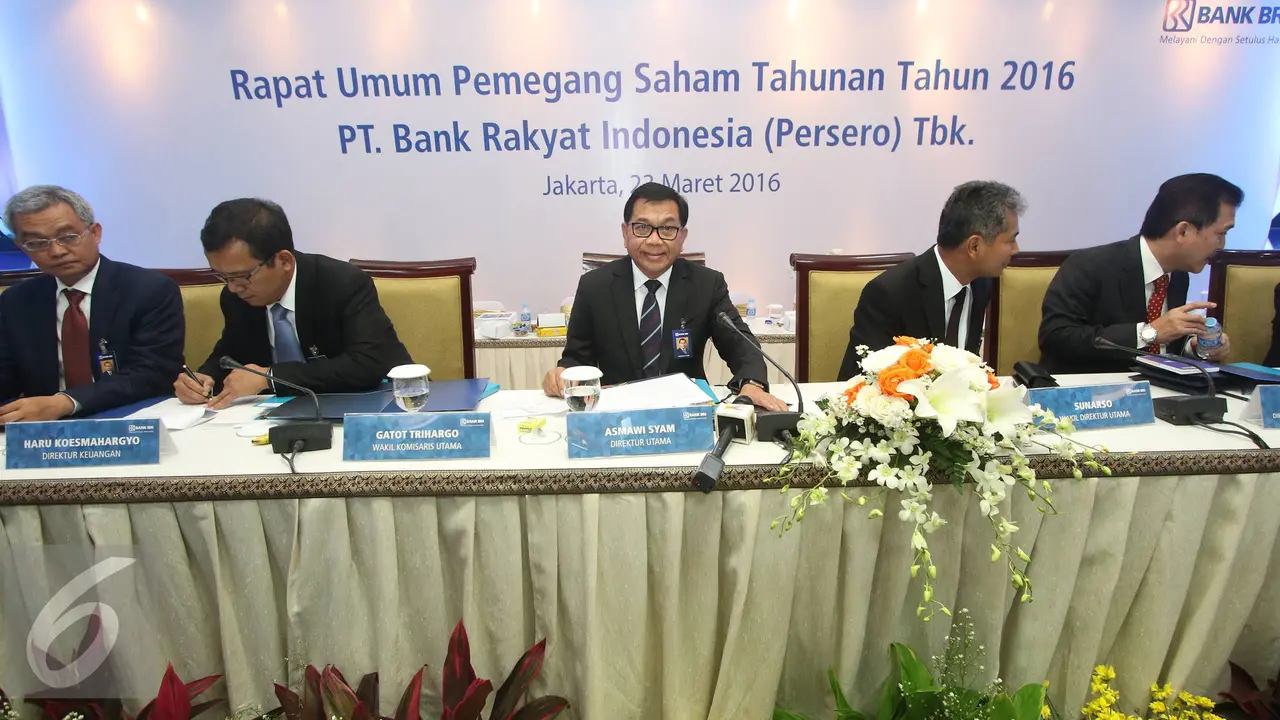 20160323- BRI Gelar Rapat Umum Pemegang Saham Tahunan 2016- Asmawi Syam-Jakarta- Immanuel Antonius