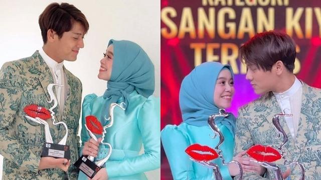 Borong Penghargaan, Ini 6 Potret Lesty Kejora dan Rizky Billar di Kiss Awards 2020
