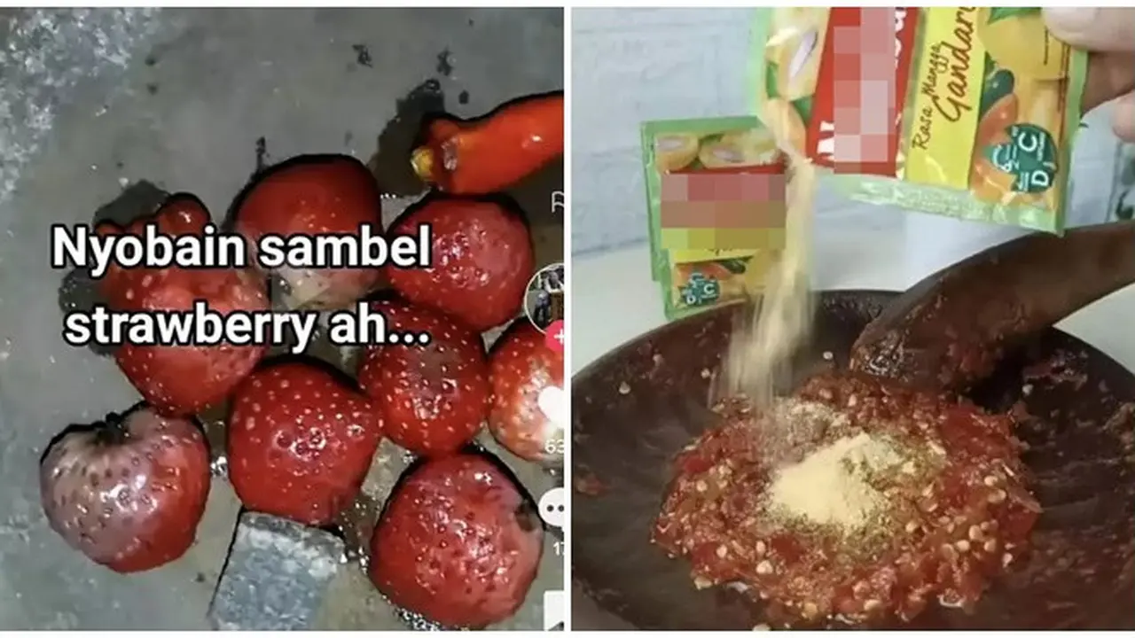 6 Potret Nyeleneh Orang Membuat Sambal Ini Bikin Senyum Tipis