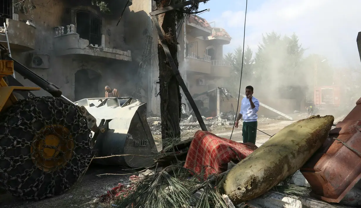 Kementerian Kesehatan Lebanon mengumumkan jumlah korban tewas akibat agresi pendudukan Israel di Lebanon meningkat menjadi 3.136 dan 13.979 orang terluka. (Nidal SOLH/AFP)