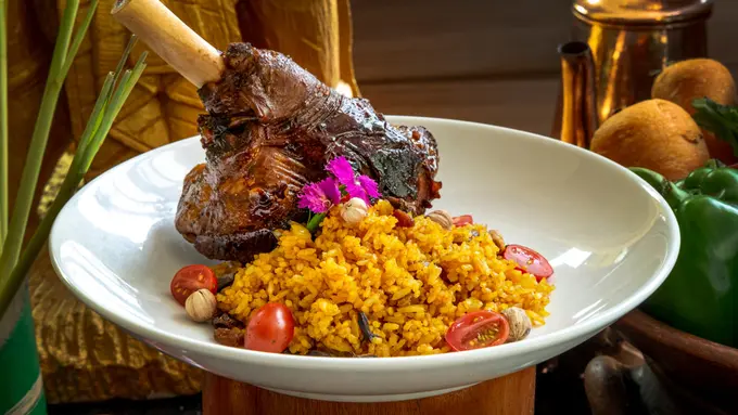 nasi kebuli daging kambing sapi