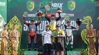 Podium pada seri kedua OnePrix 2023 di Sirkuit Sabaru, Palangka Raya. (Dokumentasi OnePrix)