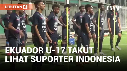 VIDEO: Lawan Indonesia U-17, Pemain Ekuador U-17 Gugup