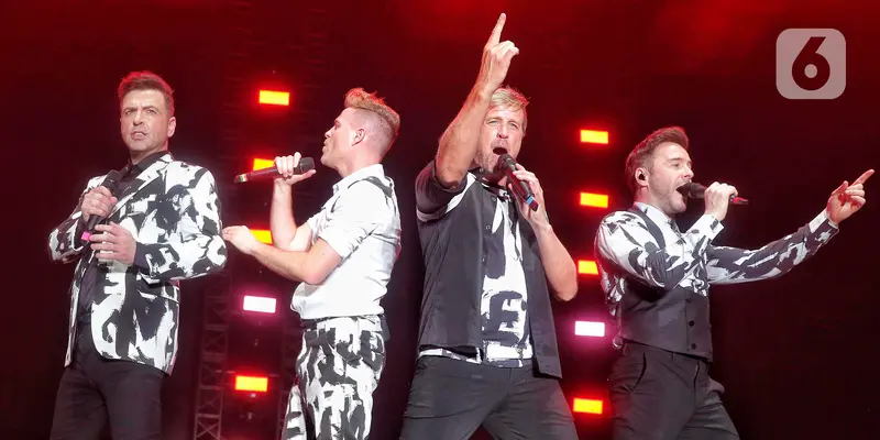 Westlife Bakar Semangat Fans dalam Konser The Wild Dreams Tour 2023