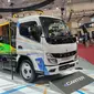 Model terbaru Mitsubishi Fuso eCanter mejeng di GIIAS 2023. (ist)