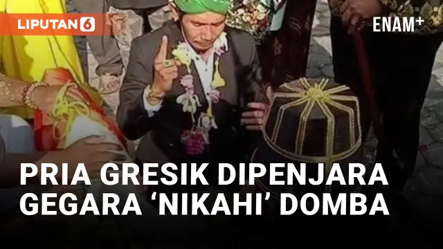 Terdakwa Video Manusia Nikahi Domba di Gresik Divonis Hukuman Penjara