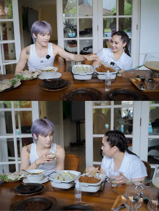 Nagita Slavina tampil semakin chic dengan mengepang rambutnya menjadi dua bagian. Foto: Instagram.