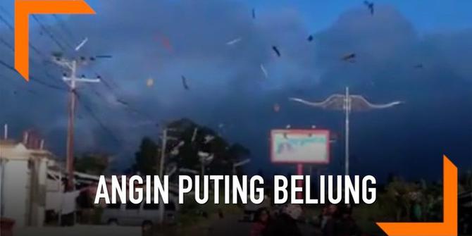 VIDEO: Ngeri, Detik-Detik Puting Beliung Terjadi di Aceh