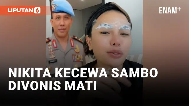 VIDEO: Vonis Mati Ferdy Sambo, Nikita Mirzani Protes ke Hakim