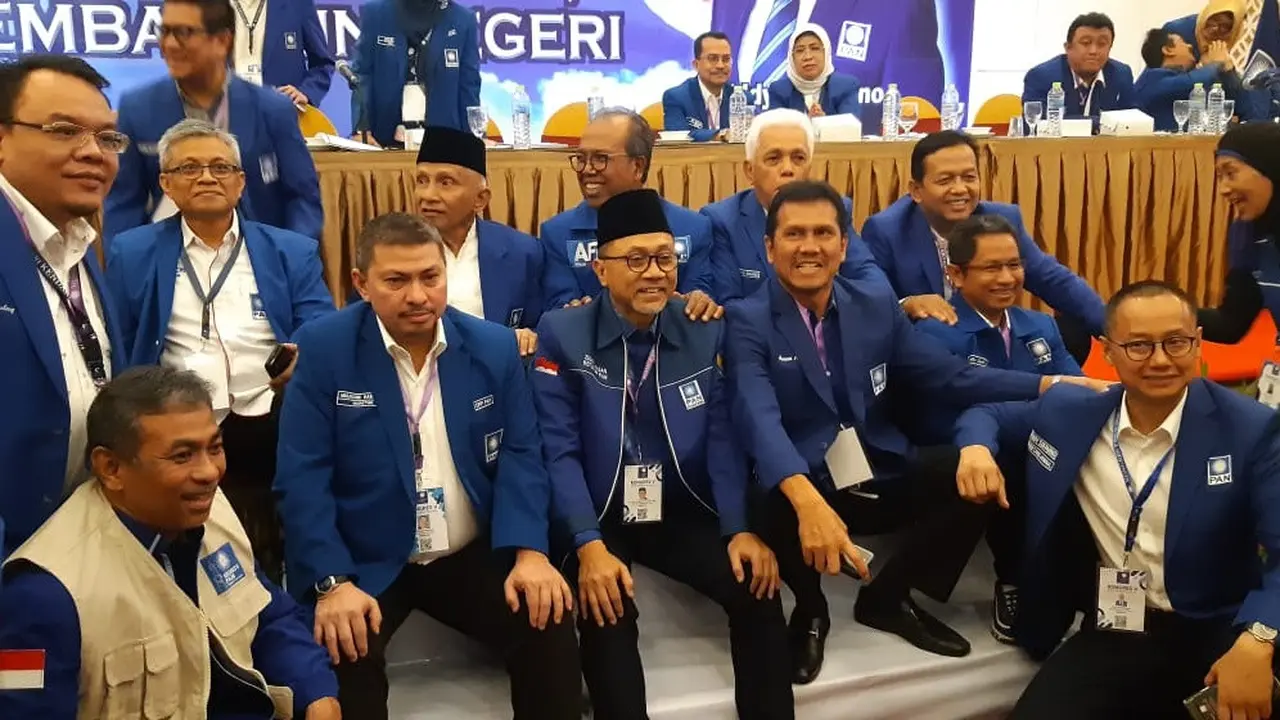 Kongres V PAN di Kendari, Sulawesi Tenggara, Selasa (11/2/2020).