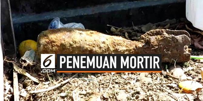 VIDEO: Mau Tanam Bunga, Petugas Malah Temukan Mortir Aktif