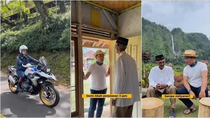 Kisah Ridwan Kamil Touring Naik Motor Selama 3 Jam ke Rumah Viral Pemandangan Surga