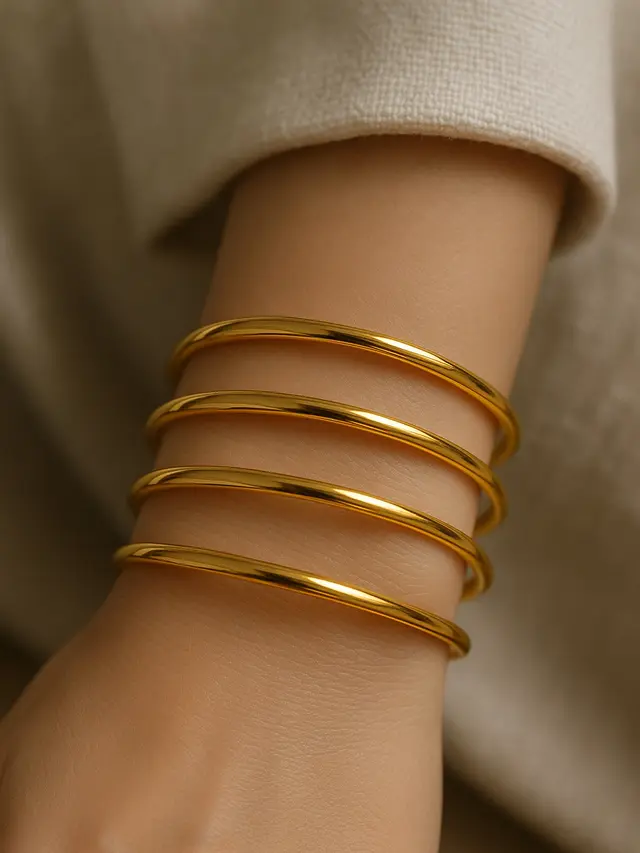 Model Gelang Emas 22 Karat 5 Gram yang Lagi Tren di 2025
